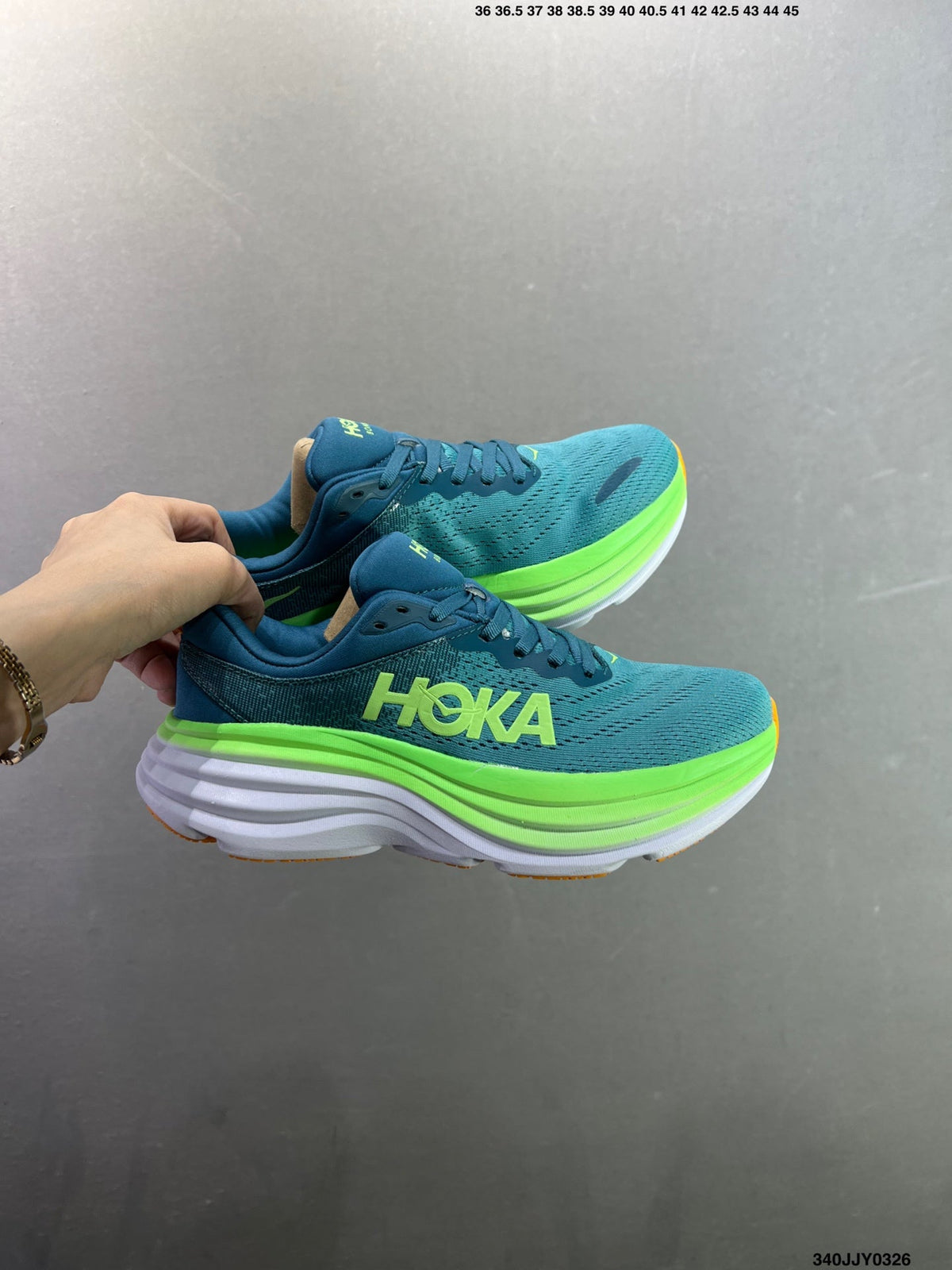 HOKA ONE ONE Bondi 8 Low Thick Sole Lightweight Casual Running Shoes --1127953 -3