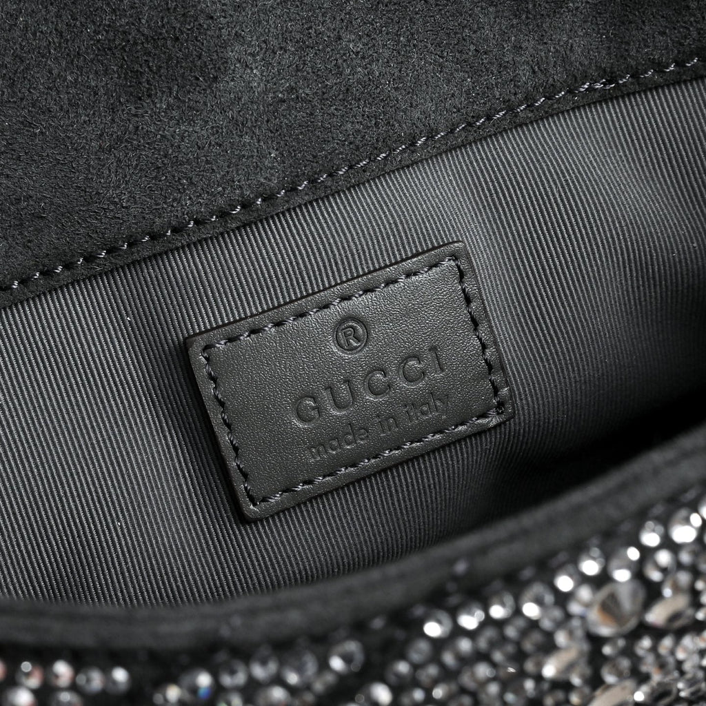 GUCCI GG Marmont Crystal Shoulder Bag